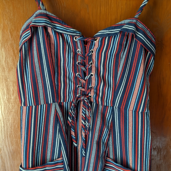 GB Gianni Bini Striped Mini Dress medium - Picture 4 of 5